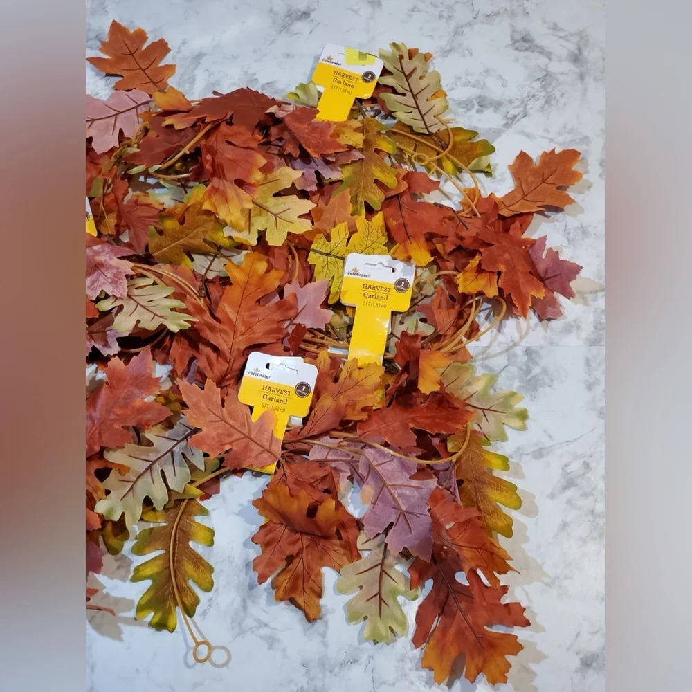 Way To Celebrate! Harvest Garland 6ft Set Of 7